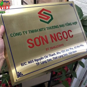 Thi Công Biển Đồng, Inox Ăn Mòn